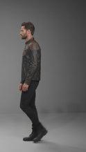 Load and play video in Gallery viewer, Men’s Harley-Davidson Style Eagle Wing Leather Biker Jacket
