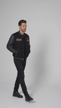Laden und Abspielen von Videos im Galerie-Viewer, Harley-Davidson V-Twin Varsity Lederjacke für Herren
