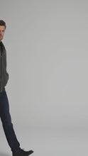 Load and play video in Gallery viewer, Metropolitan Charcoal Grey Leather Flight Bomber Jacket – Aviator Style
