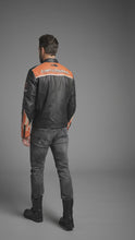 Load and play video in Gallery viewer, Harley Davidson Screamin Eagle Vintage Racing Leather Jacket
