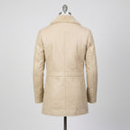 Men's Cream Vintage Jacket | Lightweight Mid-Season Outerwear – Leather Outlet