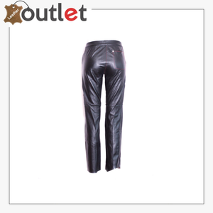  Womens Genuine Leather Pants 
