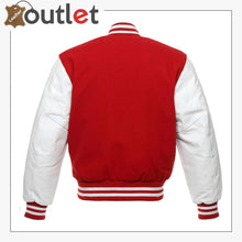 Load image into Gallery viewer, Red White Varsity Jacket
