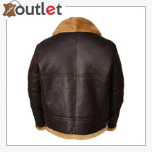 Load image into Gallery viewer, Men Brown B3 Sheepskin Leather Jacket
