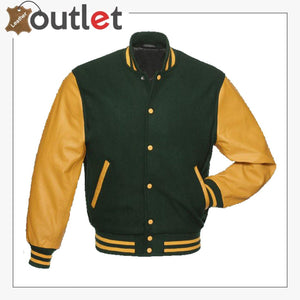 Forest Green Varsity Jacket