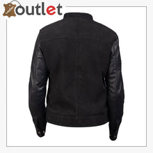 Load image into Gallery viewer, Men Jet Black Bomber Jacket
