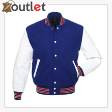 Load image into Gallery viewer, Royal Blue Varsity Jacket
