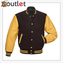 Load image into Gallery viewer, Maroon &amp; Gold Varsity Jacket
