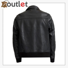Load image into Gallery viewer, Men Biker Bomber Leather Jacket
