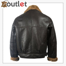 Load image into Gallery viewer, Men Black B3 Sheepskin Jacket
