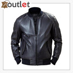  Men Black Bomber Jacket