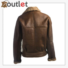 Load image into Gallery viewer, Women Brown Shearling Leather Jacket
