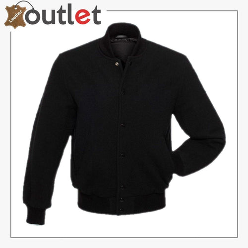 Black Fleece Varsity Jacket