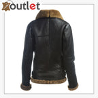 Color: Black Material: Pure Leather Inner Soft Shearling Shearling Lapel Collar With Detachable Hoodie Fur Cuffs Zip Fastening Outside Pockets