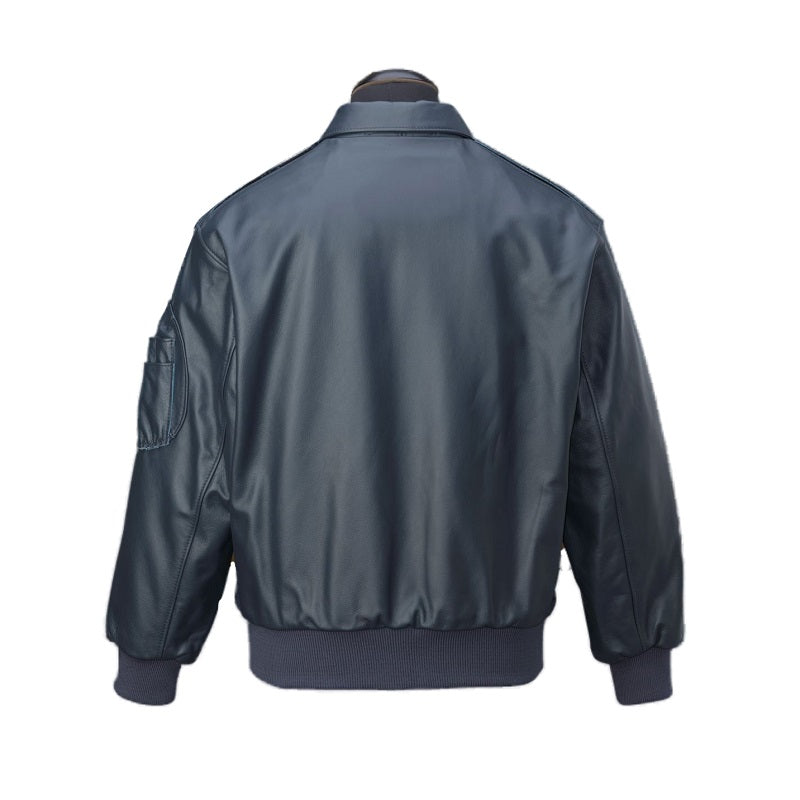 Men’s Aviation Aircrew Leather Jacket Leather Outlet