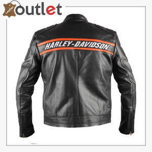 Bill Goldberg wwe Harley Davidson Classic Motorcycle Leather Jacket