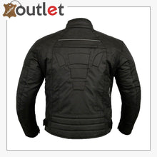 Load image into Gallery viewer, Black 6 Packs Design Motorcycle Jacket
