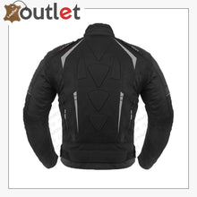 Load image into Gallery viewer, Black Motowizard Design Motorcycle Jacket
