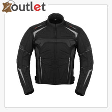 Load image into Gallery viewer, Black Motowizard Design Motorcycle Jacket
