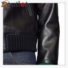 Load image into Gallery viewer, Black Stylish Leather Jacket for Mens - Leather Outlet
