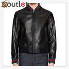 Black Stylish Leather Jacket for Mens - Leather Outlet