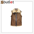 Black Biker Leather Vest With Side Laces