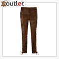 Cowboy Lace Up Leather Pants