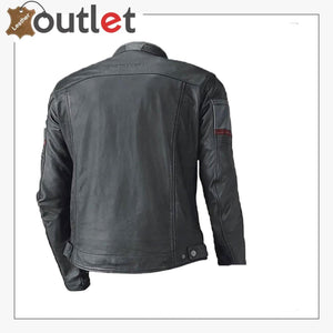 Custom 46 No Held Stone Retro Motorcycle Jacket - Leather Outlet