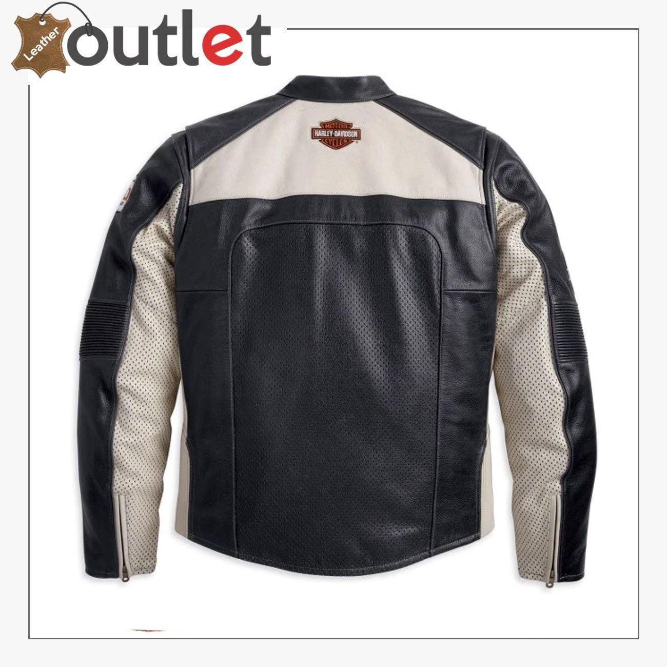 Harley Davidson Men’s Regulator Perforated Leather Jacket