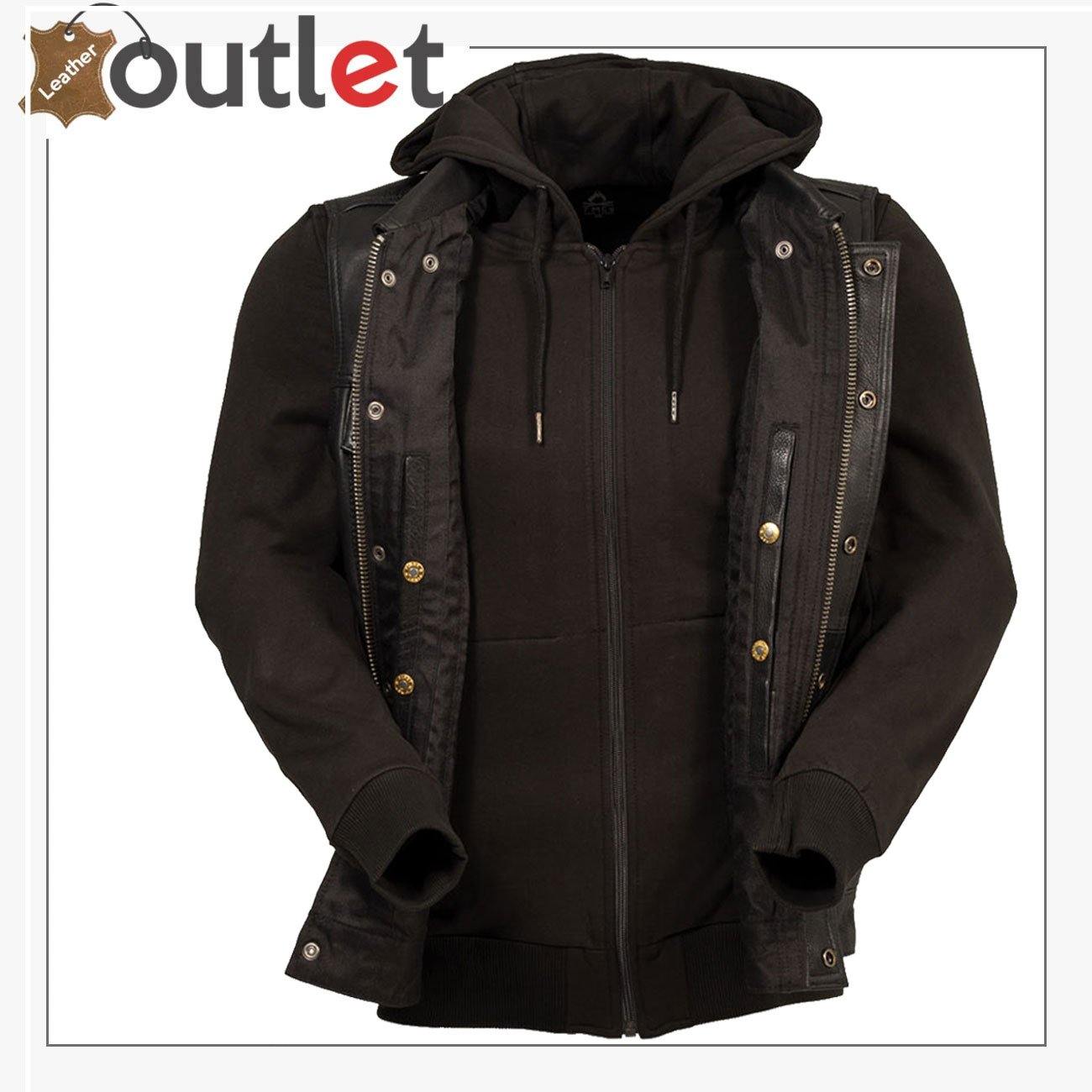 Men Distressed Brown Leather Vest