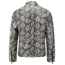 Load image into Gallery viewer, Luxury Style Handmade Men&#39;s Python Leather Jacket Leather Outlet
