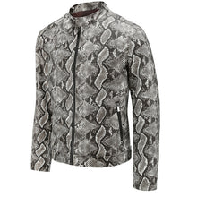 Load image into Gallery viewer, Luxury Style Handmade Men&#39;s Python Leather Jacket Leather Outlet
