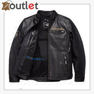 Men’s Harley Davidson Motorcycle Leather Jacket