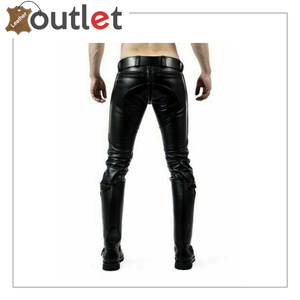 Mens Hot Genuine Leather Pants