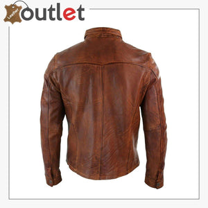 Men's Tan Timber Washed Slim Fit Shirt Jacket