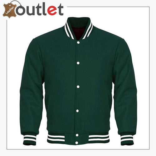 Mens Casual Pilot Jacket Lightweight Varsity Jacket