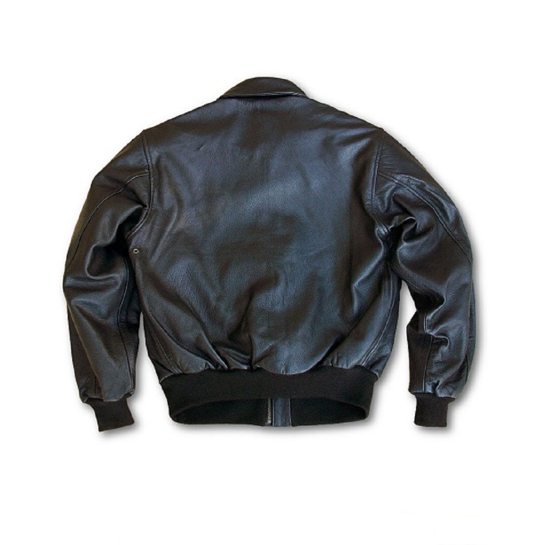 Men’s Flight A-2 Bomber Leather Jacket Leather Outlet