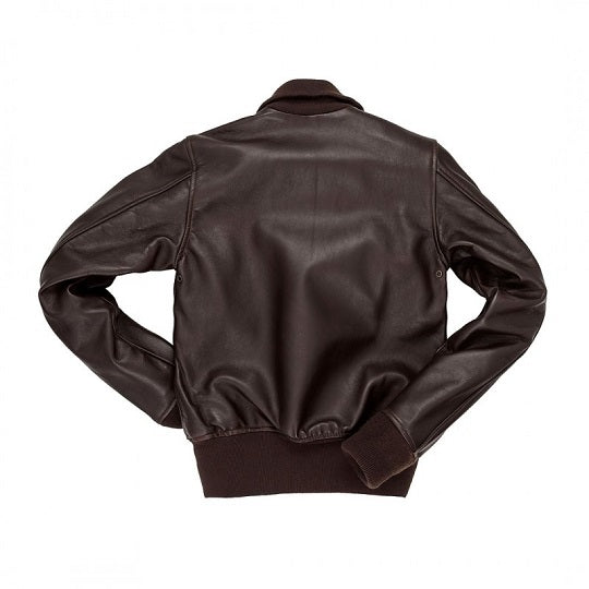 Men’s Navy Amelia Flight Leather Jacket Leather Outlet