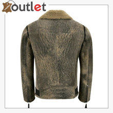 Load image into Gallery viewer, Mens RAF B3 Sheepskin Flying Leather Bomber Jacket - Leather Outlet
