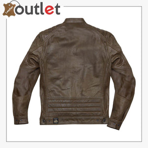 New Style Houston Motorcycle Leather Jacket