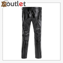 Load image into Gallery viewer, Night Club Leather Metallic Straight Pant Trouser
