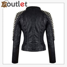 Load image into Gallery viewer, PU Short Jacket Coat Moto Biker Jacket
