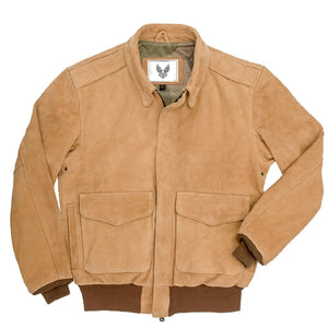 Pilot A-2 Brown Flight Jacket Leather Outlet