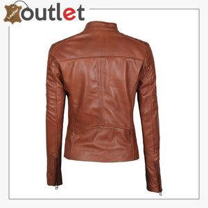 Real Lambskin Leather Jackets for Women - Leather Outlet