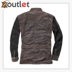 Retro Style Motorcycle Leather Jacket