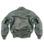 Sage Green A-2 Flight Jacket Leather Outlet