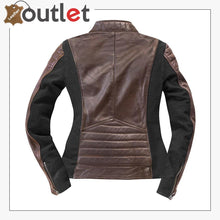 Load image into Gallery viewer, Semnan Ladies Motorcycle Leather Jacket
