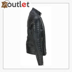 Vintage Designer Quilted Panel Style Sheep Leather - Leather Outlet
