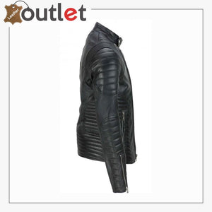 Vintage Designer Quilted Panel Style Sheep Leather - Leather Outlet