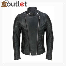 Load image into Gallery viewer, Vintage Designer Quilted Panel Style Sheep Leather - Leather Outlet
